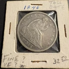1846 Seated Liberty Silver Half Dollar VG+ Fine Condition Nice Coin