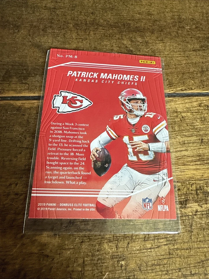 2019 Patrick Mahomes Elite Playmakers - Image 2 of 2