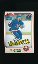 1981-82 Topps #E89 Butch Goring * Center * New York Islanders * EX-MT *