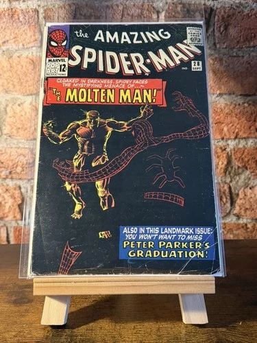 Amazing Spider-Man #28 1965 – Silver Age -  First Molten Man - FN / FN+