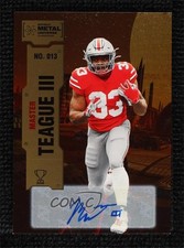 2022 Skybox Metal Universe Champions Gold 8/25 Master Teague III #013 Auto 6l7