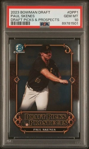 PSA 10 PAUL SKENES 2023 Bowman Chrome Draft Picks & Prospects Rookie RC GEM MINT