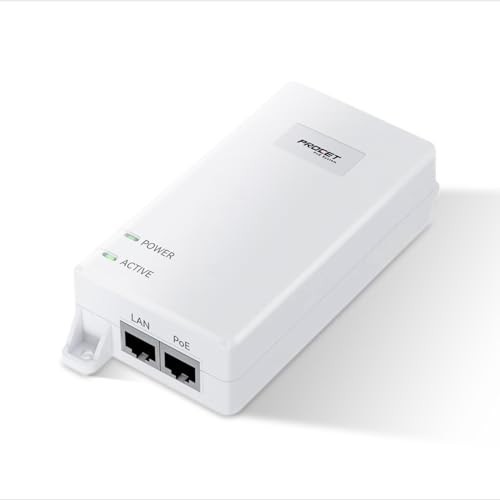 10Gbps PoE++ Injector 60W, IEEE802.3bt/at/af, Power Over Ethernet ...