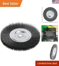 Forney Fine Crimped Wire Wheel Brush 6-Inch for Efficient Deburring & Finishing