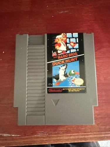 1985 Super Mario Bros. AND Duck Hunt Original Nintendo Game Cartridge Not Tested
