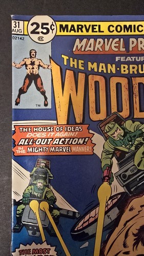 Marvel Premiere #31 (1976) ¡Primera aparición Woodgod! ¡Arte de portada de Jack Kirby! - Imagen 3 de 13