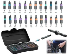 Home Repairs 24 In 1 Multi Bit Magnetic Screwdriver Set Multifunctional Toolbox 