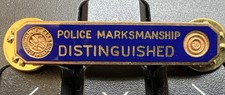 N.R.A. - National Rifle Association - POLICE Distinguished MARKMANSHIP Award Pin