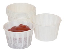 Set of 500 2 oz, Paper Souffle Portion Cups