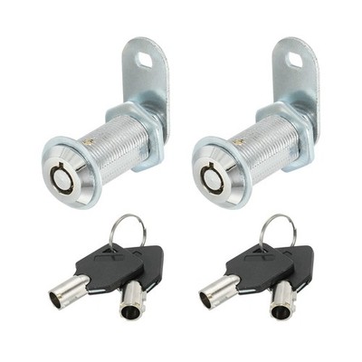 2 pcs 40mm cylinder lock for wardrobe with different tubular key