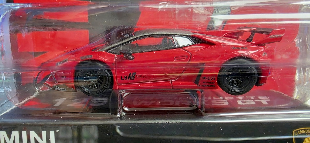 Mini GT 1/64 #129 LB WORKS Lamborghini Huracan GT Rosso Mars | eBay