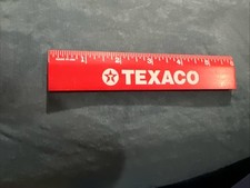 Texaco Ruler Vintage Red Gas Station  Petroliana Souvineer