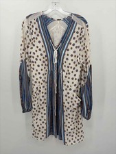 Pre-Owned Free People White Size Medium Short Long Sleeve Dress