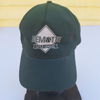 Demotte Indiana Little League Baseball Hat Adjustable Green White San Sun 222