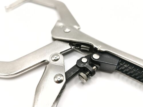 7" Automatic C-Clamp Self-Adjusting Quick Release Mole Grip Locking Plier - Picture 5 of 6