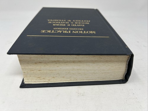 Motion Practice 2nd Ed. David F. Herr, Roger S. Haydock, Jeffrey W. Stempel - Picture 23 of 23