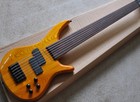 Hot Sale 7 Strings Fretless Electric Bass with Elm Body,Rosewood Fretboard
