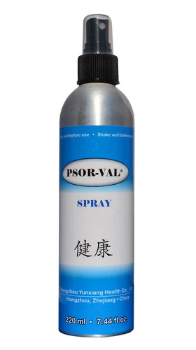 PSOR VAL Skin Spray for Dry, Itching, Irritation, Flaky Buildup 7.44 oz/220 ml