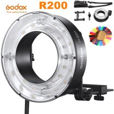 Godox R200 Ring Flash Light Camera Speedlite 200W for Canon Nikon Sony AD200 Pro