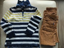 Lotto Completo Polo Lunga E Pantalone Bambino 5-6 Anni original marines okaidi