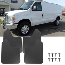 For Ford E150 E250 E350 Van 4x Front Rear Rally Mudflaps Splash Guards Mudguards For Ford E150 E250 E350 Van 4x Front Rear Rally Mudflaps Splash Guards Mudguards