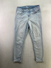 Old Navy Womens Size 8 Light Wash Mid Rise Ankle Super Skinny Jeans