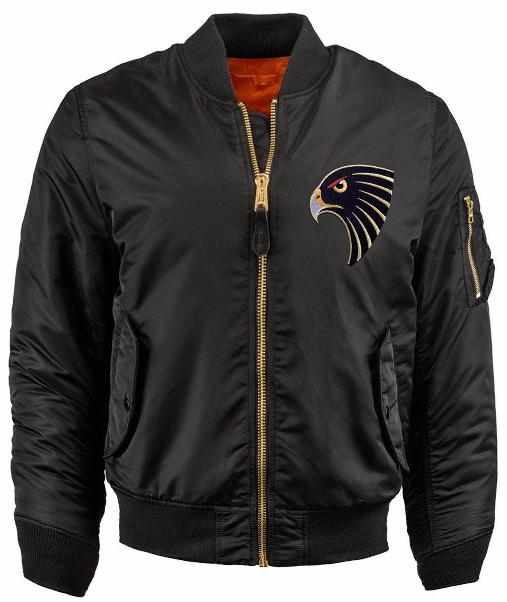  ジャケット Mens PATCH BOMBER JACKET Reversible Padded Zip Up Casual MA-1