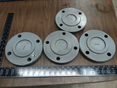 4X CHEMTROL / NIBCO  CPVC  3'' SCHEDULE SCH 80 BLIND FLANGE  4-BOLT NSF-PW F-439
