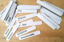 Vocabulary Words Sticks / Rods Prepared and Rewritable - 120pcs. 