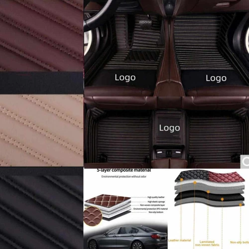 For Porsche All Models Car Floor Mats Waterproof Custom Auto Pu Leather Carpets - Picture 5 of 33