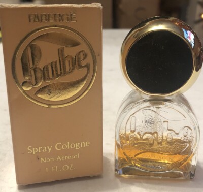 Vintage Perfume Faberge Babe Spray Cologne Oz 1/3 Full