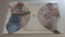 2018 Topps On Demand Dynamic Duals Steve Carlton / Tom Glavine SP Mint