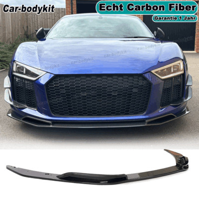Carbon Frontspoiler Frontlippe Spoiler Lippe Passt für Audi R8 V10 Gen 2 2015-18