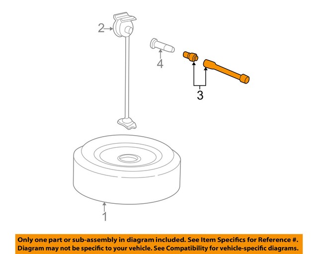 FORD OEM E350 Econoline Club Wagon Spare Tire CarrierLock Assembly