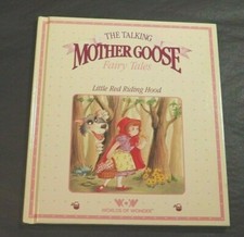 TALKING MOTHER GOOSE LITTLE RED RIDING HOOD WORLDS OF WONDER - BOOK ONLY