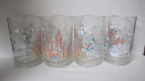 Disney World 25th Anniversary Remember the Magic Glas Donald Duck ~ 4 VERFÜGBAR - Bild 5 von 9