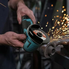 19500rpm Cordless Angle Grinder 90mm 12V Power Grinders Tool Set Brushless Motor