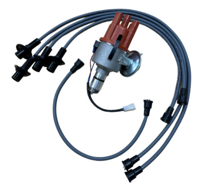 Vacuum Advance Distributor Electronic + Wires For VW Bug Bus Ghia 0231170034EL