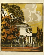 Old Munich : 1905 : Gustave Baumann : Archival Art Print