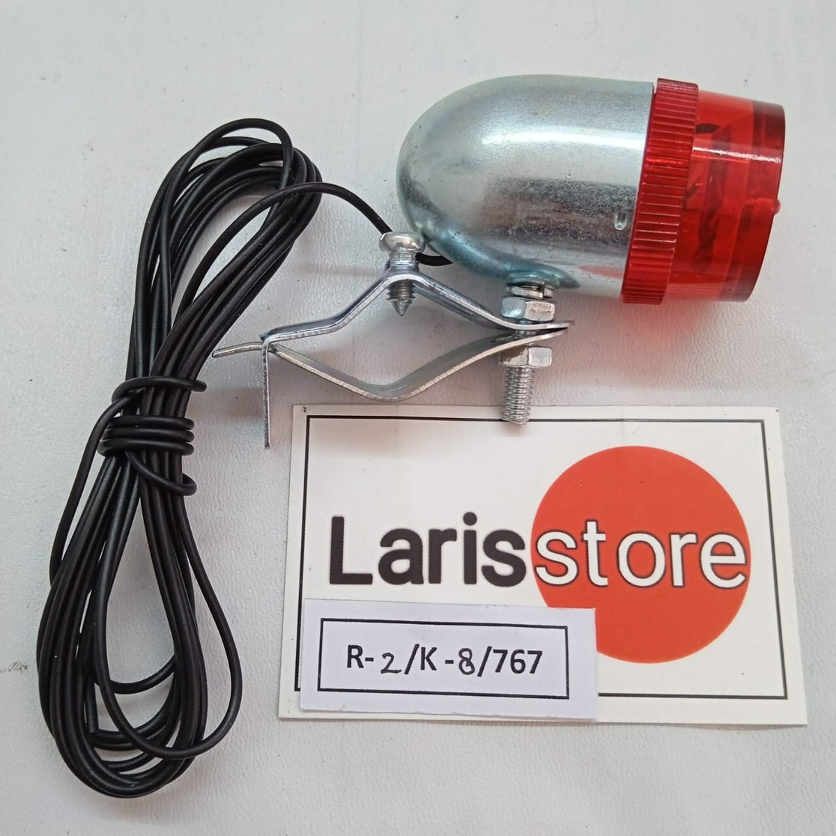 Lampe De Vélo Dynamo Elephant – Vintage Argent – Électronique – Avec Défauts Mineurs