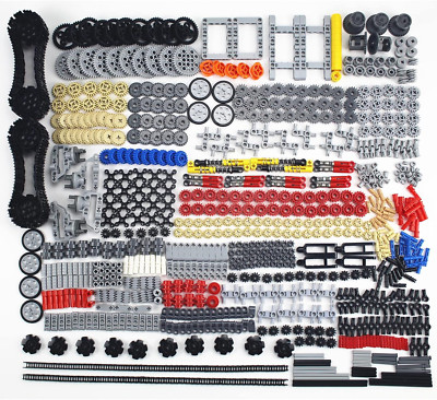 1533 PCS Technical Parts Building Block Accessories Vehicles Gears Cross Axles W