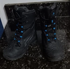 Columbia Boots Youth 5 Bugaboot Omni Heat Black Winter Waterproof Mid BY5955-010