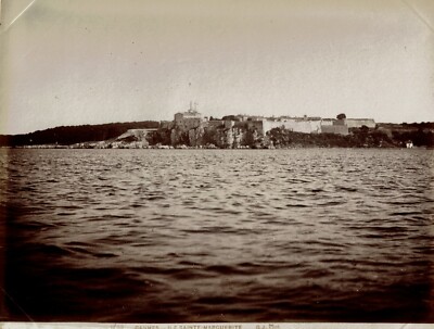 G J Phot Jean Giletta Ca 1880 CANNES Ile Sainte Marguerite