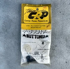 Team CRP RC10 RC 1:10 Body Button Mounting Kit #2708 FACTORY SEALED - BLACK