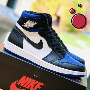 NIKE Air Jordan 1 Retro High Royal Toe UK 7 / US 8 - BRAND NEW - Ready To  Send | eBay
