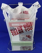 THANK YOU Plastic T-Shirt Bag Carry 11.5" x 5" x 21.5" Bags Only