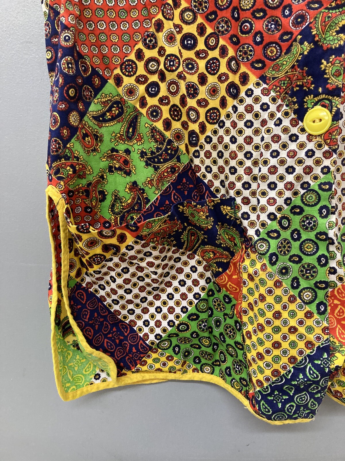 Handmade Patchwork Vest E3-40 - image 6