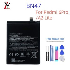 New BN47 Battery Replacement For For Xiaomi Redmi 6 Pro 3900 mAh Tools