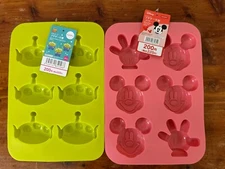 Daiso Disney Mickey Mouse Toy Story Alien Silicone Chocolate Candy Ice Mold NWT