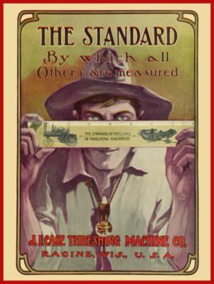 1905 J.I. Case Threshing Machine Co NEW Metal Sign: 